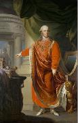 Donat, Johann Daniel Emperor Leopold II in the regalia of the Sweden oil painting artist